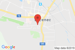 Google map: J. Husa 1, Lučenec